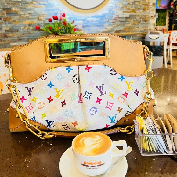 Louis Vuitton Murakami white monogram Judi, she is a piece of art - Picture 1 of 13